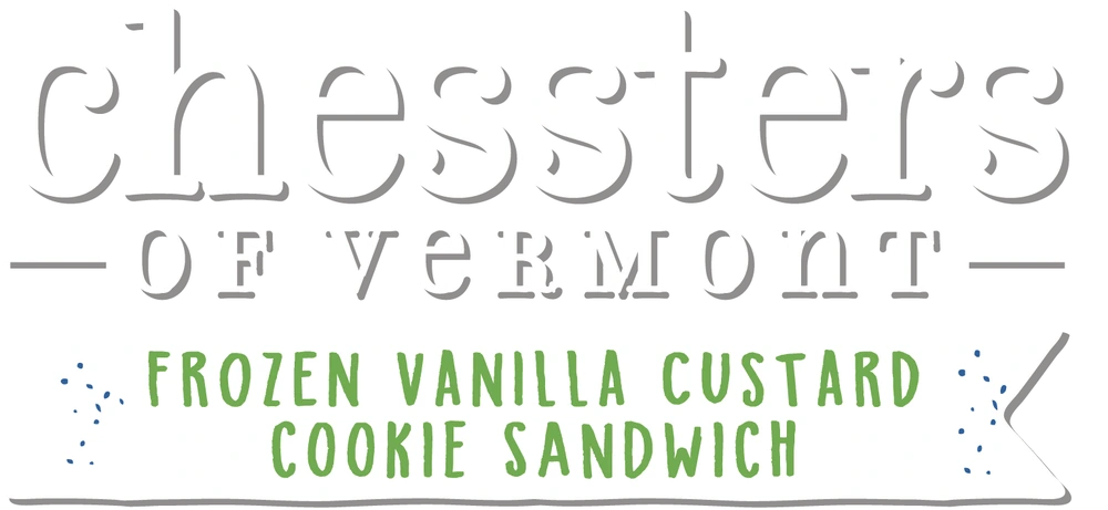 Chessters of Vermont — Frozen Vanilla Custard Cookie Sandwich